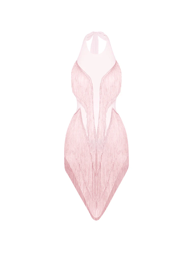 Daiquiri Fringe Dress #25046 - Image 7