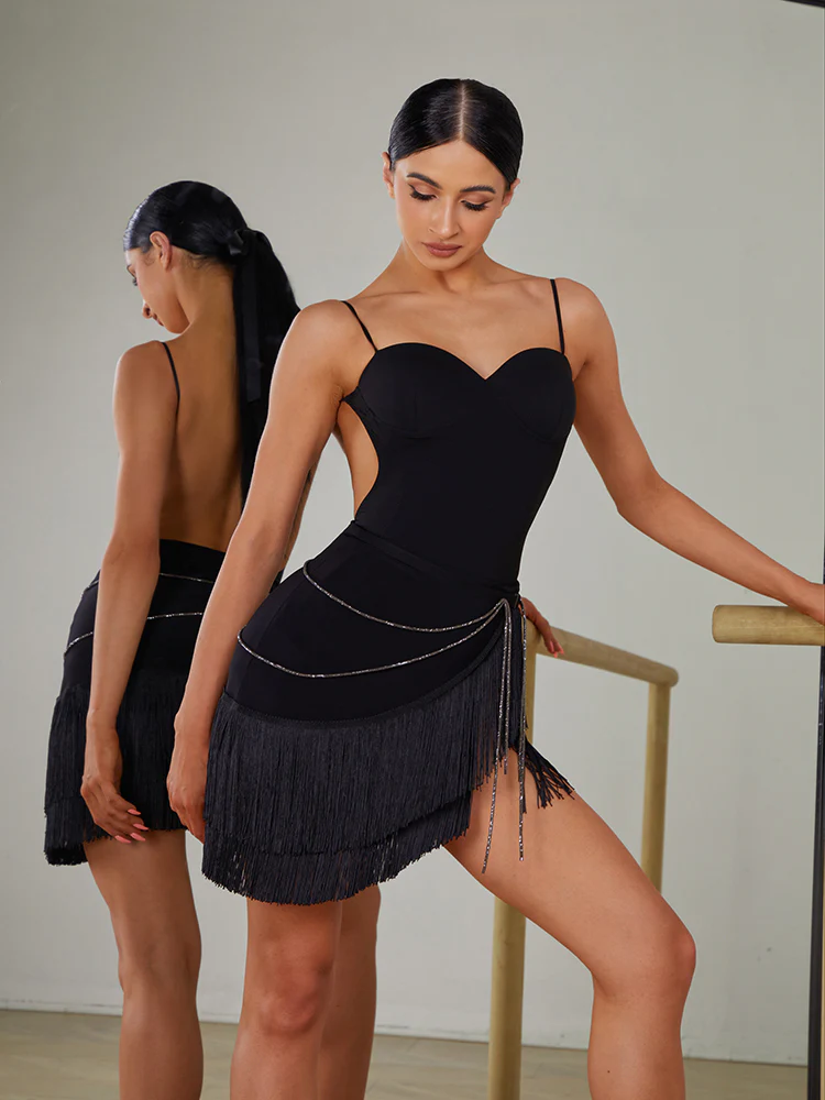 Flowing Fringe Skirt #2412 - Image 2