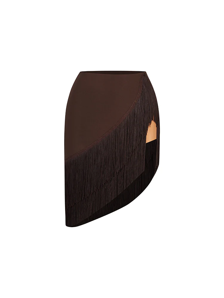 Flowing Fringe Skirt #2412 - Image 4