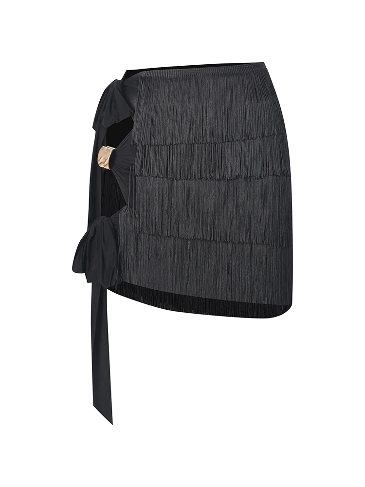 Havana Fringe Skirt #25114 - Image 5