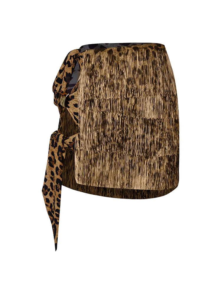 Havana Fringe Skirt #25114 - Image 8