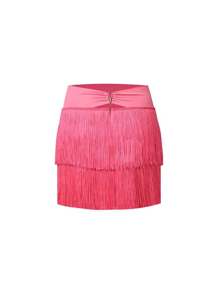 Lush Fringe Skirt #2137 - Image 6