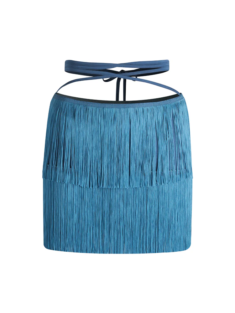 LUSH || Fringe Skirt #23115 - Image 11