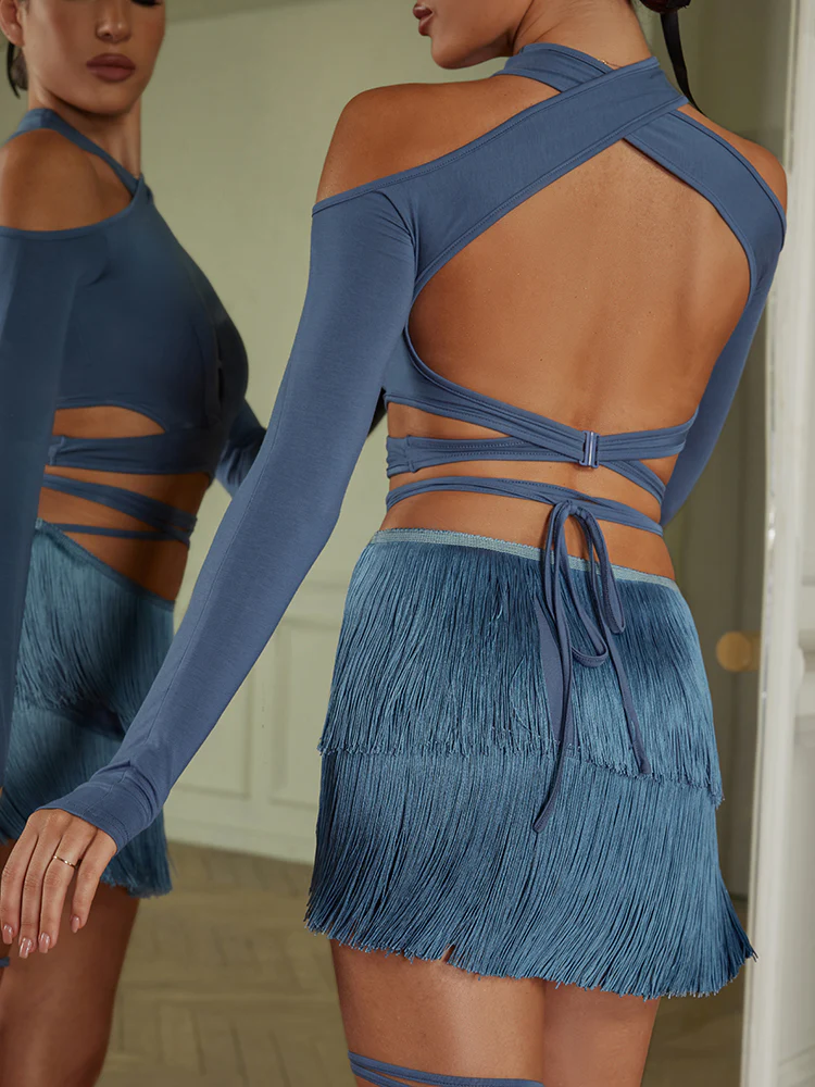 LUSH || Fringe Skirt #23115 - Image 3