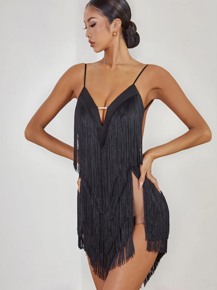 Oasis Fringe Dress #2420 - Image 3