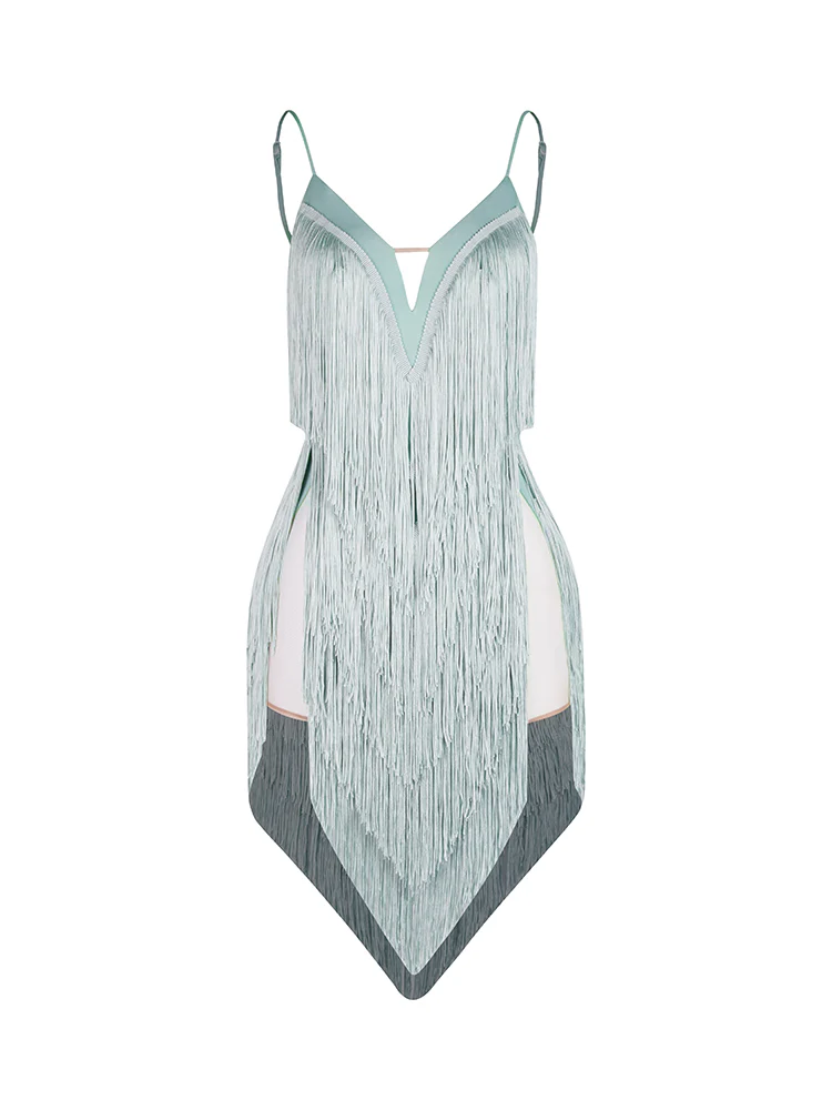 Oasis Fringe Dress #2420 - Image 8
