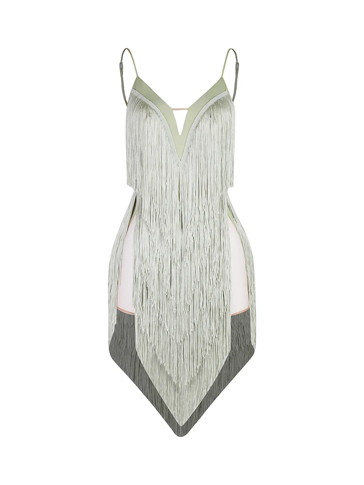 Oasis Fringe Dress #2420 - Image 10