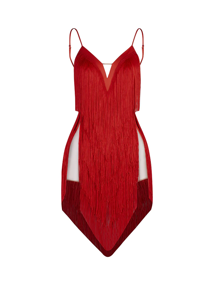 Oasis Fringe Dress #2420 - Image 7