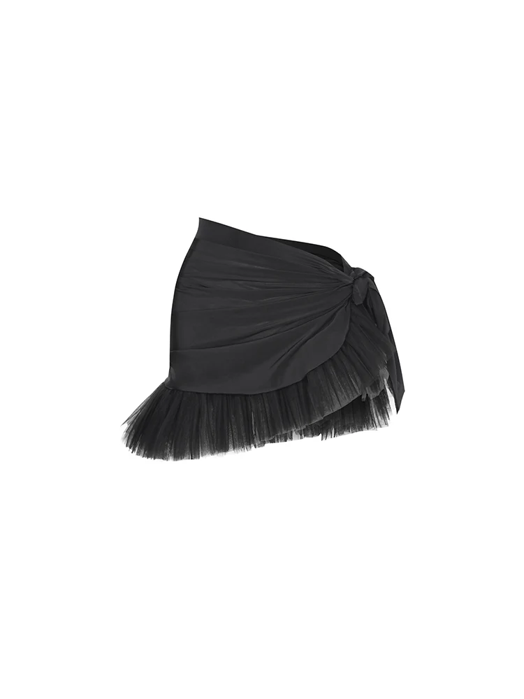 Puffy Wrap Skirt #25049 - Image 3
